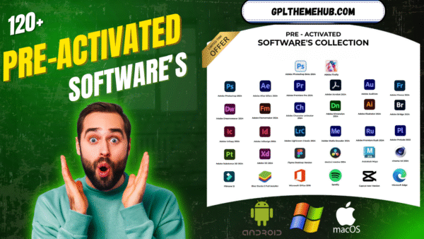 120+ Pre-Activated Software Tools – Instant Access